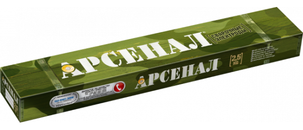 Электроды сварочные Арсенал МР-3, ф 3 мм (уп-2,5 кг) купить с доставкой в Петрово